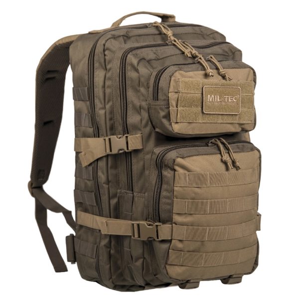 Miltec Ranger Assault Ryggsäck L Grön/Tan