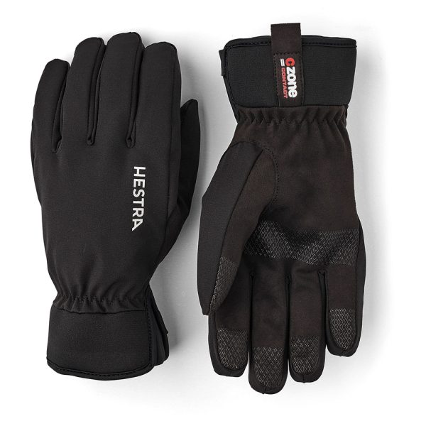 Hestra CZone Contact Glove 5-finger Svarta