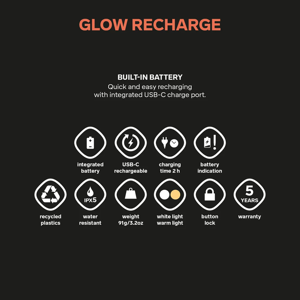 Silva Glow Recharge Svart Campinglampa - Bild 13